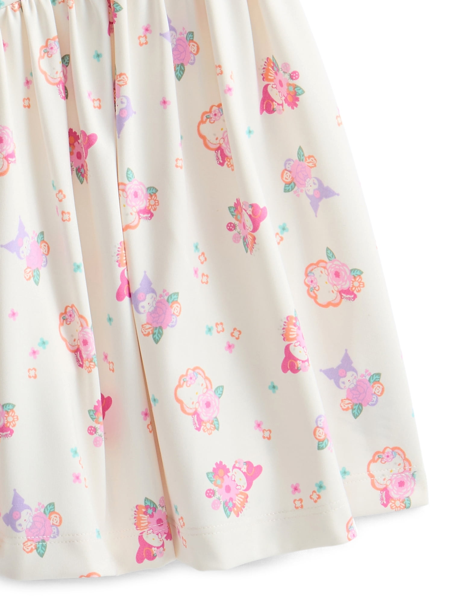 Hello Kitty and Friends Girls Active Sleeveless Dress with Built-In Shorts, Sizes 4-12