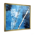 thumbnail image 4 of Designart "Serenity Amidst Wild Blue Bamboo V" Bamboo Picture Framed Canvas Wall Art, 4 of 5