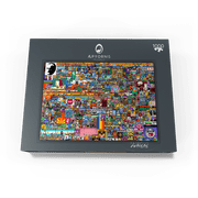 MyPuzzle - R/place Reddit Pixel War 04.2022 - Extreme Size, Part 2/6 For Collage - Premium 1000 Piece Jigsaw Puzzle for Adults