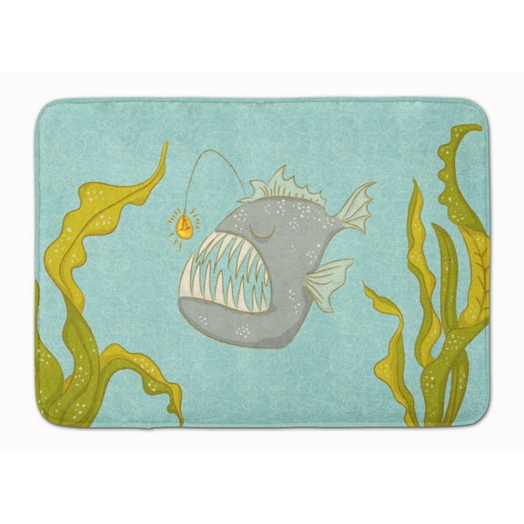 Frog Fish Machine Washable Memory Foam Mat