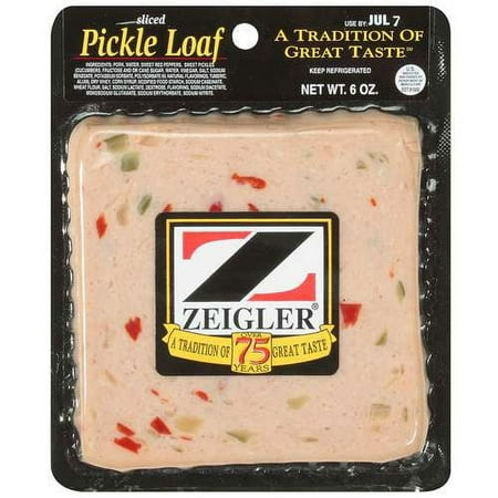 Zeigler Sliced Pickle Loaf, 6 Oz.