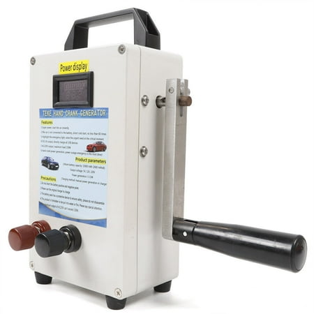 

Portable Hand Crank Generator Emergency Power Supply Charger Camping Outdoor
