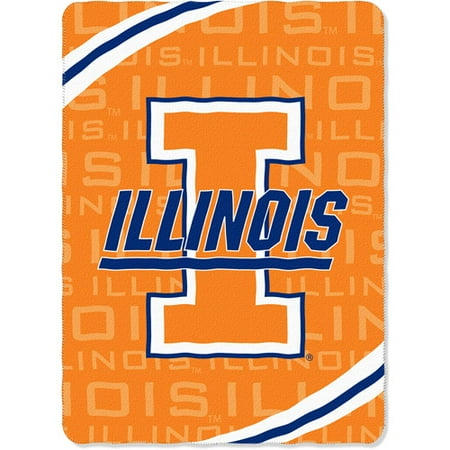 NCAA Illinois Fighting Illini 66" x 90" Fleece Blanket