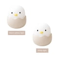thumbnail image 3 of Eggshell Chicken Night Light Night Lamp White Chick Silicone Led Chicken Light For Kids, 3 of 9