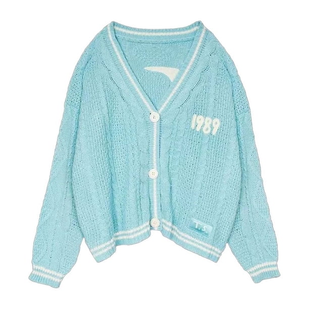 Evermore-cárdigan de punto con botones bordados para mujer, suéter de punto de vid verde, atuendo Vintage, versión Taylor, Otoño e Invierno