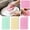 B, variant on FSAGAE Scrubbing Sponges 3 Pack Nylon Mesh Scouring Pads Multi Purpose for Kitchen Dishes Pots Stove Cleaning Pink