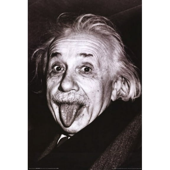 Albert Einstein - Tongue Poster (24 x 36)
