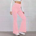 thumbnail image 3 of REALiKUN Flare Leggings for Women High Waisted Seamless Yoga Pant Wide Leg Workout Athletic Gym Leggings, 3 of 8