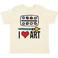 thumbnail image 3 of Inktastic Painting I Love Art Boys or Girls Toddler T-Shirt, 3 of 5