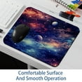 thumbnail image 6 of Galactic Printed Square Desk Pad, 8.3x9.8 Inch Non-Slip Rubber Bottom Gaming Mousepad, Desk Mat for Office and Gaming, 6 of 6