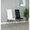 thumbnail image 2 of Chaise d'appoint Amelia, 4 pièces, Noir<br>, 2 of 7