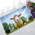 thumbnail image 1 of YUSDECOR Sheep looking at the camera Home Decor Floor Mat Area Rug Doormat Size 18x30 Inches, 1 of 1
