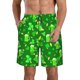 thumbnail image 1 of Balery St Patrick's Day2 Traje de Baño Estilo Hawaiano para Hombre, Shorts de Secado Rápido con Bolsillos-Medium, 1 of 6