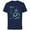Navy, variant on BB-8 Astro Droid Blueprint - Short Sleeve Cotton T-Shirt for Adults - Customized-Yellow