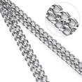 thumbnail image 2 of Collier Chaîne pour Chien Réglable en Acier Inoxydable à Double Rangée Collier Étrangleur pour Dressage de Petits Moyens Grands Chiens, 2 of 6