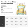 thumbnail image 5 of Kdxio Summer Beach Print Women Men Sun Protection UPF 50+ Jackets Zip Up Long Sleeve Hoodie Hiking Lightweight with Pockets, 5 of 7