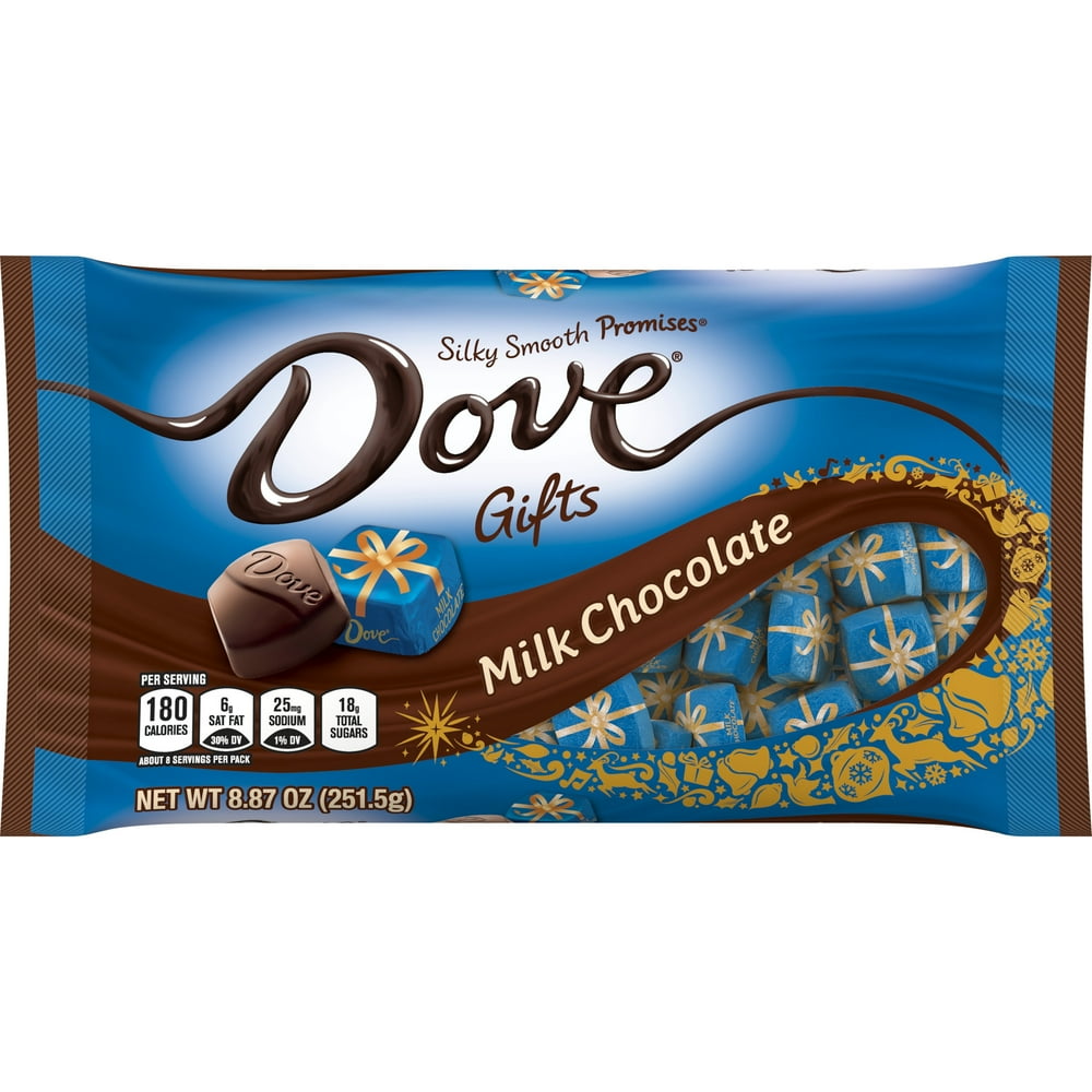 DOVE PROMISES Holiday Milk Chocolate Candy 8.87Oz