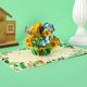 thumbnail image 5 of Juego de 2 tarjetas desplegables de girasol, tarjetas de felicitación 3D hechas a mano para el día de la madre, día de San Valentín, boda, aniversario, amor, romance, agradecimiento, pensamiento en ti, 5 of 5