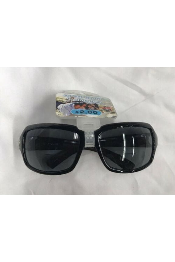 Bifocal Sun Reading Glasses Fearless Black +1.50