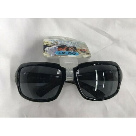 Foster Grant Bifocal SunReaders "Fearless" Black +2.00