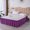 Purple, variant on suxuMhao Bed Skirts,Twin Bed Skirt 15in,Ruffled Bed Skirt for Bedroom,Soft Microfiber-Cotton Blend Bed Skirt,Purple Bed Skirt, Easy Fit Dust Ruffle,1 Piece Twin Size Bed Skirt for Home