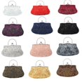 thumbnail image 2 of Minnieouse Bolso de mano bordado con cuentas Vintage para mujer, fiesta nocturna, banquete, bolso de mano Retro, cambio de monedas, bolsa de Bolsas de mensajero y de hombro azul, 2 of 6