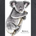 thumbnail image 3 of CafePress - Koala Long Sleeve Dark T Shirt - Long Sleeve Dark T-Shirt, 3 of 4