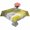 Yellow Gray, variant on Sage Green Grey Table Cloth Waterproof Tablecloths, Abstract Art Oil Painting Modern Geometric Tablecloth Dining Table Cover for Kitchen Party Tabletop Outdoor, Rectangle Tablecloth 54x108 Inch