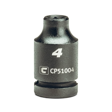 UPC: 0886352510042 | Capri Tools 4 mm Shallow Impact Socket 1/4-Inch Drive 6-Point Metric