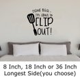 thumbnail image 2 of Stand Back- Im About To Flip Out! Spatula Funny Chef Food Wall Decals for Walls Peel and Stick wall art murals Black Medium 18 Inch, 2 of 2