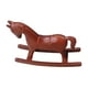 thumbnail image 2 of Estatua de caballito de madera tallada, figura de caballo, mueble decorativo para sala de estar rojo, 2 of 9
