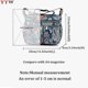 thumbnail image 2 of Women Multi Pockets Cross-body Bags Waterproof Shoulder Bag Large Capacity Nylon Messenger Handbag With Adjustable Strap, 2 of 5