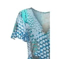 thumbnail image 5 of LASCANA Women's Printed Side Slit Maxi Dress, 5 of 5
