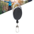 thumbnail image 1 of Fly Fishing Retractor, Fly Fishing Accessory Durable ABS Material with Buckle for Hiking for Fishing for Camping, 1 of 7