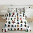 thumbnail image 2 of Homewish Beetle Pattern Queen Comforter Set,Natural Bug Bedding Sets,Colorful Wild Animal Bedding Comforter Set For Boys Teens,Breathable Home Decor Reversible,3-Piece, 2 of 8