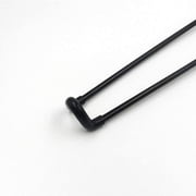 ANQIDI 28.5 Metal Folding Table Legs 4 Pack Black Foldable Hairpin Table Legs