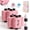 Pink*2, variant on 2026 New Math Roller Stamp, 4 in 1 Math Practice Roller Stamp Set, Math Teacher 4 in 1 Roller Stamp Refill Ink, Addition, Subtraction for Classroom & Home Use (Pink*1)
