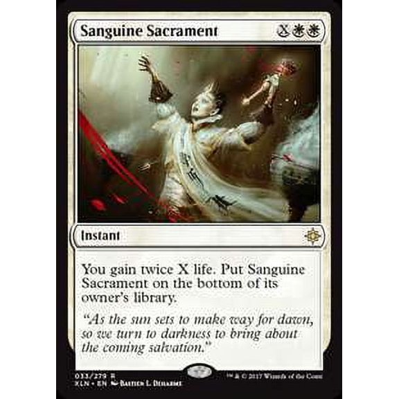 MtG Ixalan Rare Sanguine Sacrament #33