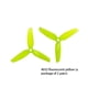 thumbnail image 5 of Injueey Paquete de 4 suministros de reparación de hélices Instalación práctica Accesorios mejorados Pieza reemplazada Rendimiento estable Accesorios Accesorios para aéreos Amarillo, 5 of 6