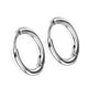 thumbnail image 2 of Pendientes de aro de plata para mujeres de diseño único Tecnología de electroplatación Durabilidad brillante Anillos de moda Regalos Accesorios de joyería Acero 2.5*10 mm Inevent AP008920-02B, 2 of 7