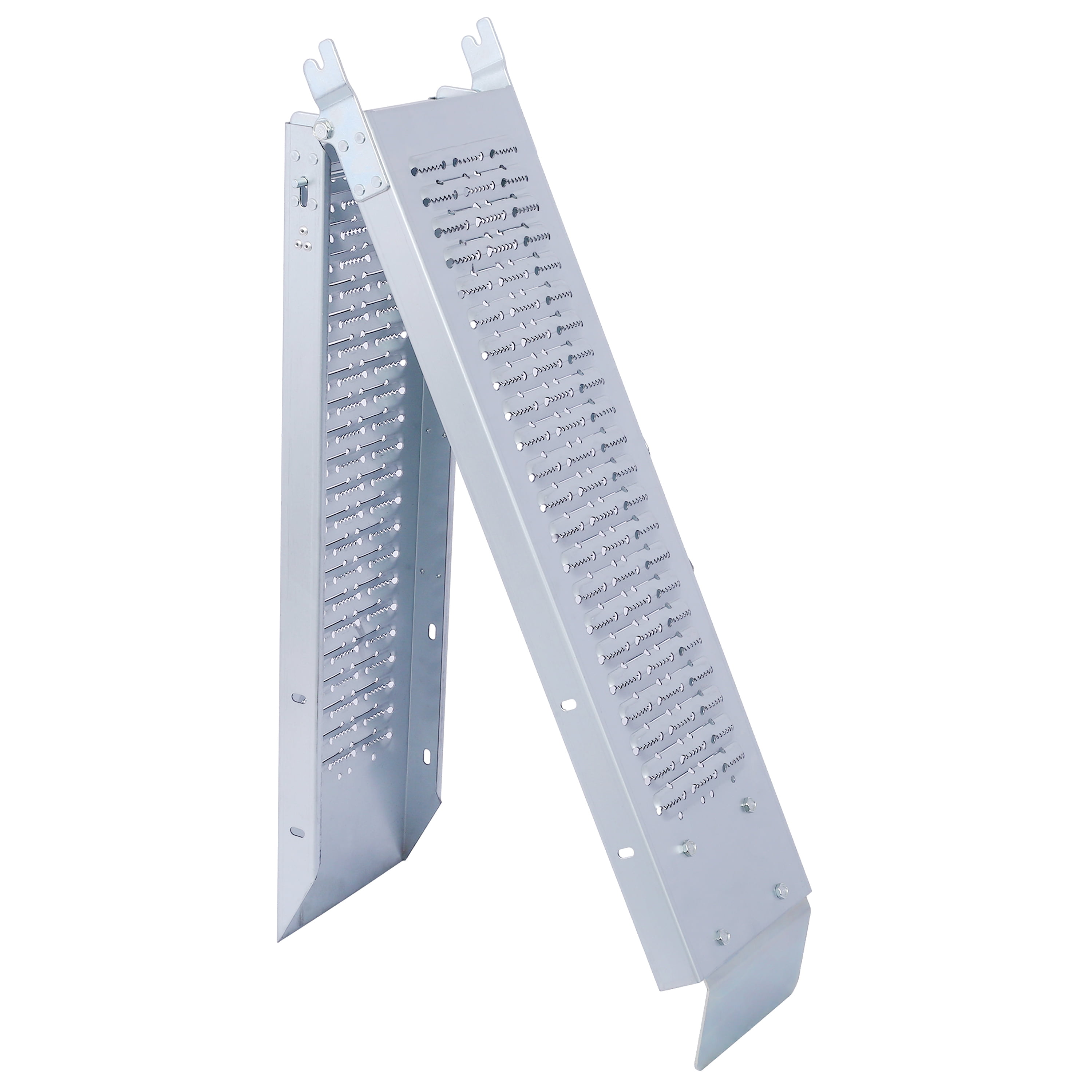 Folding Loading Ramps (2-Pack) for Motorcycle, Bike, ATV, Lawn Mower - 950 lb Capacity, 63 in