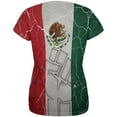 thumbnail image 2 of Cinco De Mayo Mexico Fuerte Strong Mexican Flag All Over Womens T Shirt Multi SM, 2 of 2