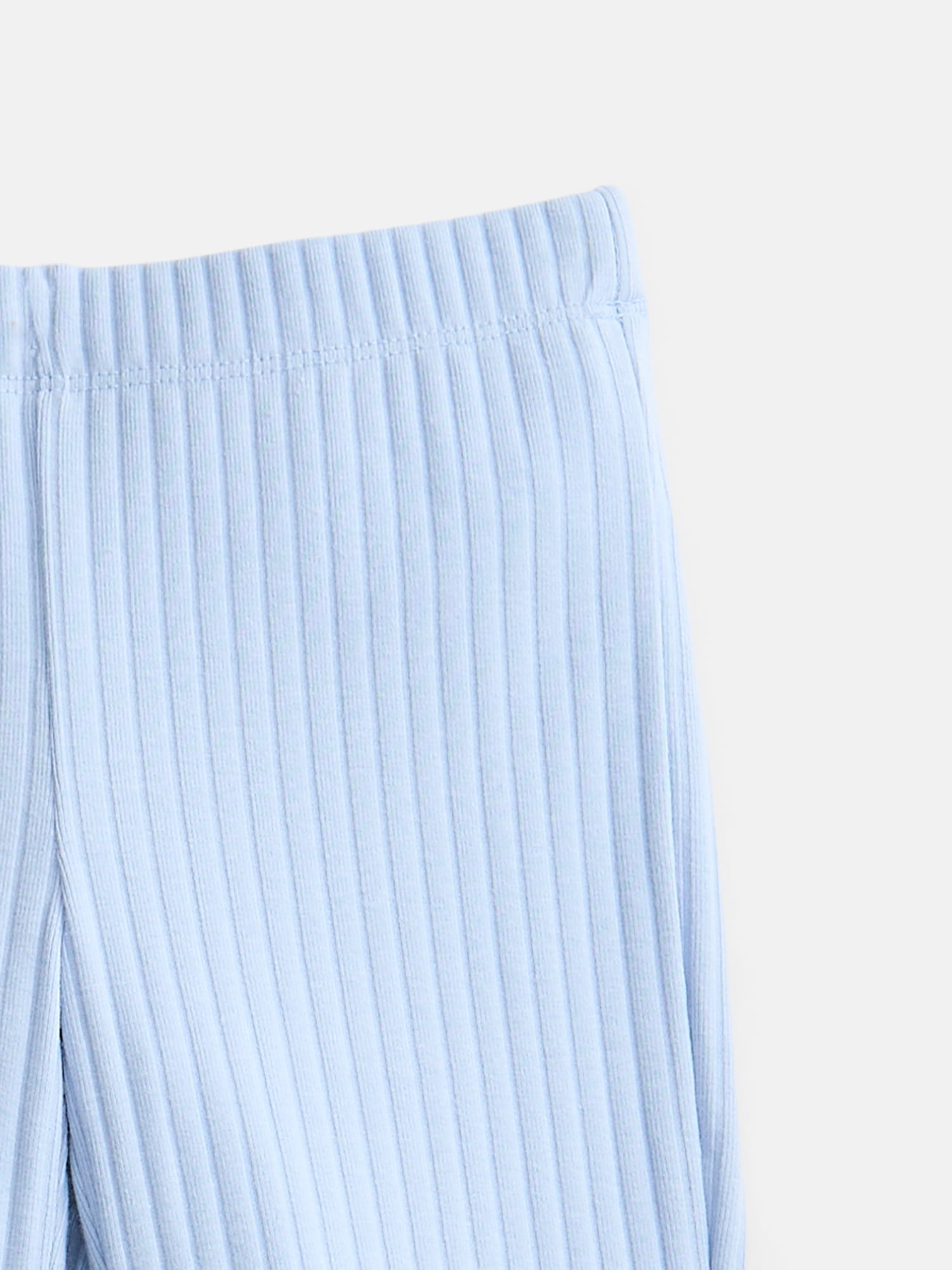 Wonder Nation Girls Ribbed Flare Pants, Sizes 4-18