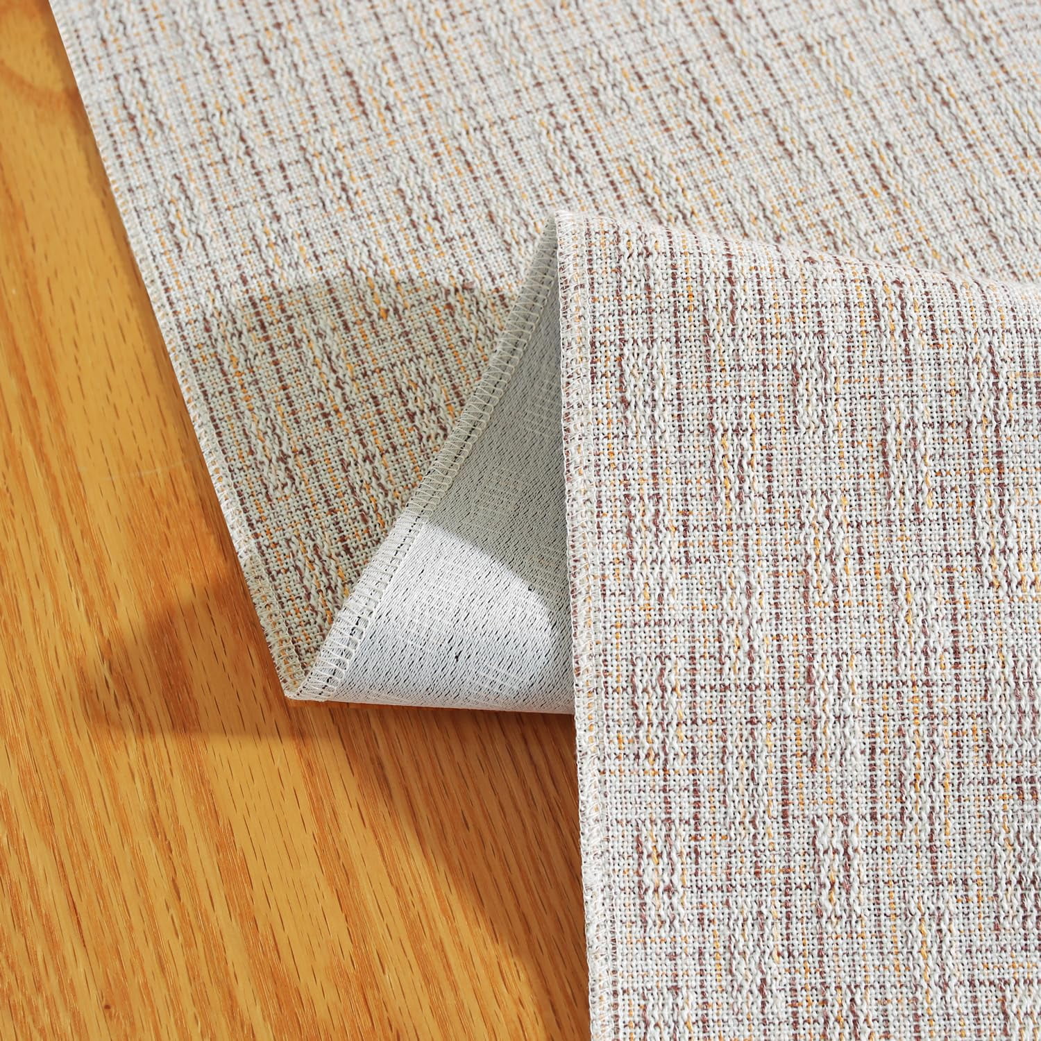 Holzlrgus Rustic Table Runner with Tassels, Boho Farmhouse Table Runners 90 Inches Long for Holiday Party, Wedding and Dining Table Decor, 13x90 Inches, Beige