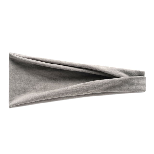 Sonducket Diademas deportivas, diademas elásticas para correr, entrenamiento de yoga para el cabello para correr banda de yoga, caminar, Uniforme atlético 24Gris medio 1