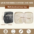 thumbnail image 7 of ZUXONGSY Lion Cross Print Bible Cover Case for Women Portable Bible Bag Large Christian Tote Bag with Pen Holder Carrying Book Case for Religious, 7 of 7
