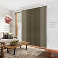 thumbnail image 3 of Chicology Adjustable Sliding Panel Blinds. Woven Oolong, 46"-86"W X 0"-96"H, 3 of 9