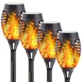 thumbnail image 1 of ShenMo 4 Pack Solar Flame Light Outdoor Solar Light Realistic Dynamic Flame IP65 Waterproof for Decorating Garden, Patio, Path, Lawn, 1 of 5