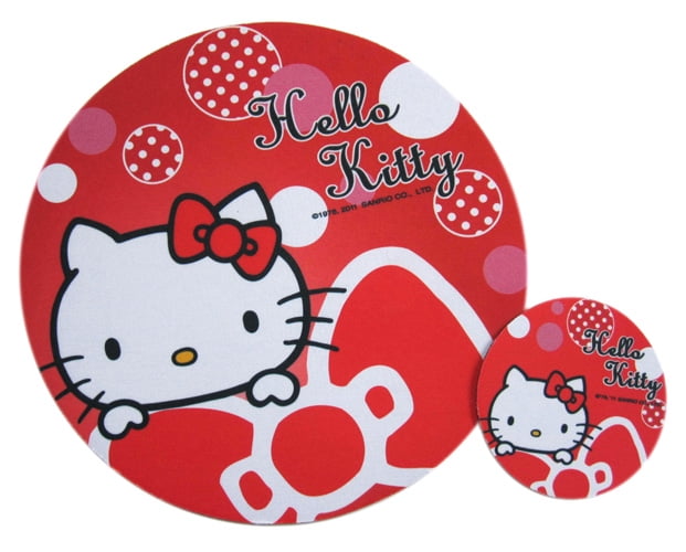 Hello Kitty Mouse Pad Sanrio Hello Kitty Mouse Pad (Red)