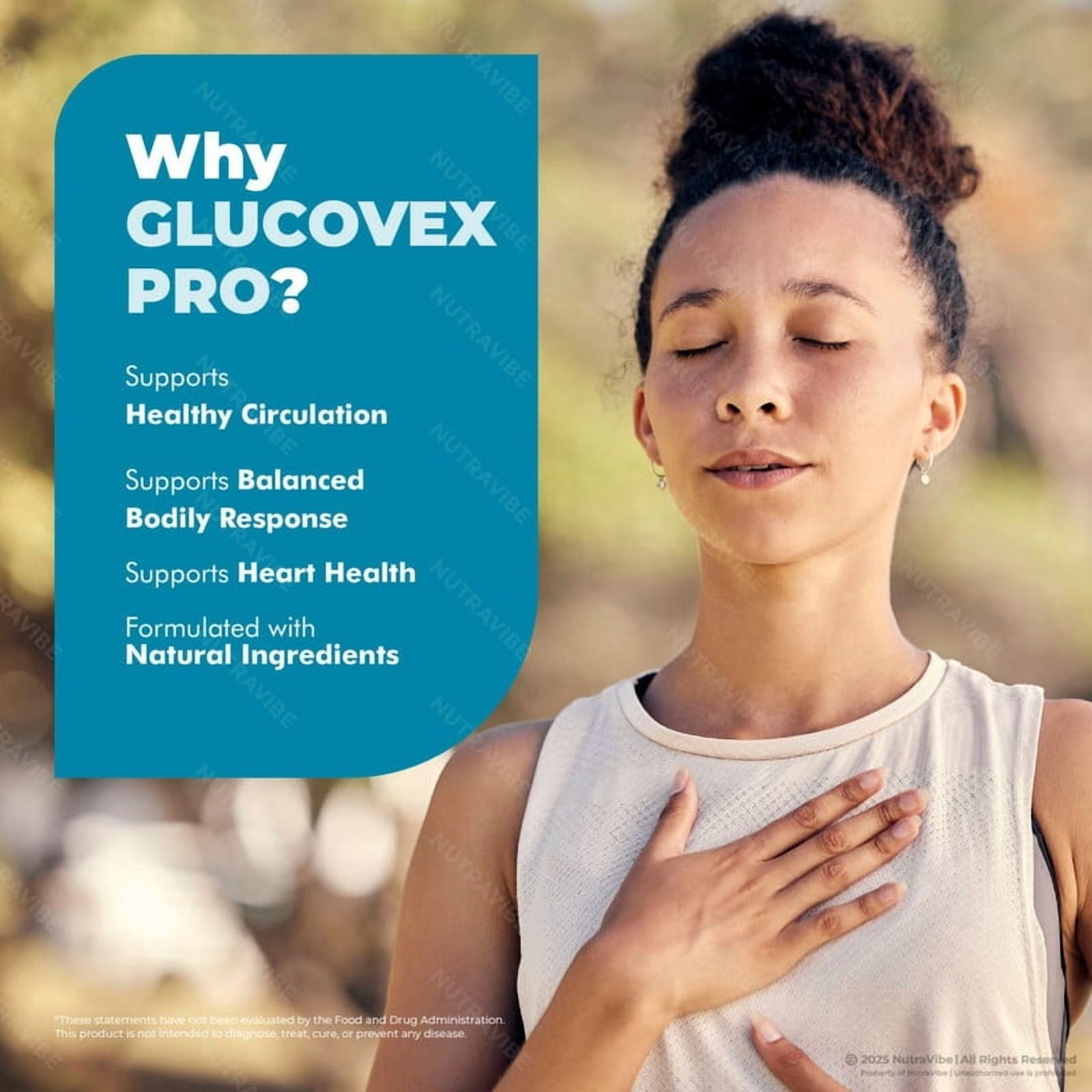 (2 Pack) Glucovex Pro Capsules - Official GlucovexPro Pills to Maintain Overall Health, All Natural Blood Formula For Healthy and Stable Levels, Glucovex Pro Review (120 Capsules)